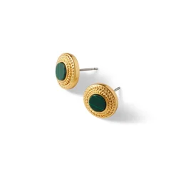 Online The Met Store Roman Malachite Stud Earrings