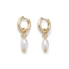 Clearance The Met Store Royal Tudor Small Hoop Earrings with Pearls