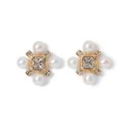 The Met Store Royal Tudor Statement Stud Earrings