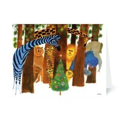 The Met Store Seiden: Forest Frolic Holiday Cards