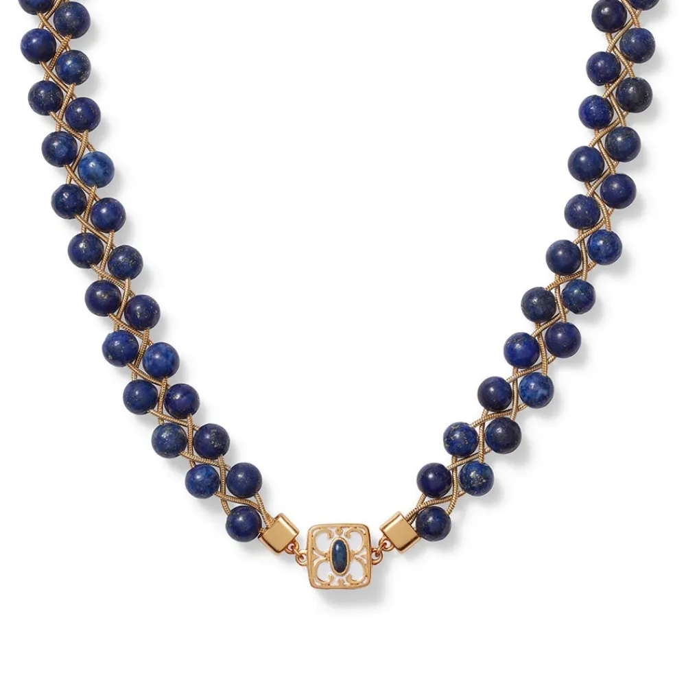 Clearance The Met Store Spanish Baldric Lapis Braided Necklace