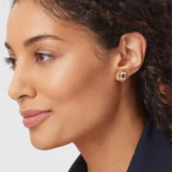 New The Met Store Spanish Baldric Lapis Stud Earrings