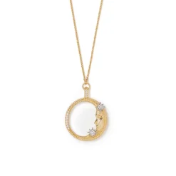 The Met Store Spanish Day and Night Magnifier Pendant Necklace