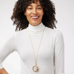 The Met Store Spanish Day and Night Magnifier Pendant Necklace