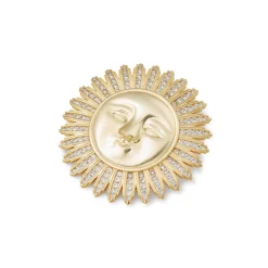 The Met Store Spanish Day and Night Sun Brooch