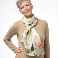 Sale The Met Store Studies of Magnolias Oblong Silk Scarf