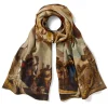 Outlet The Met Store Tiepolo Allegory of the Planets and Continents Oversize Unisex Oblong Silk Scarf