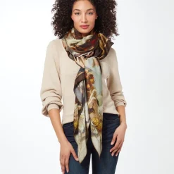 Outlet The Met Store Tiepolo Allegory of the Planets and Continents Oversize Unisex Oblong Silk Scarf