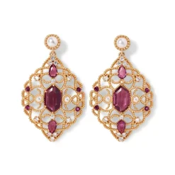 Discount The Met Store Turkish Amethyst Statement Earrings