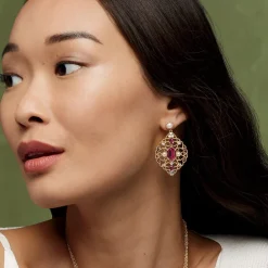 Discount The Met Store Turkish Amethyst Statement Earrings