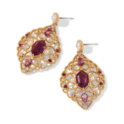 Discount The Met Store Turkish Amethyst Statement Earrings