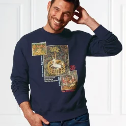 New The Met Store Unicorn Tapestries Crew Neck Sweatshirt