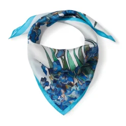 Online The Met Store Van Gogh Iris Motif Silk Neckerchief
