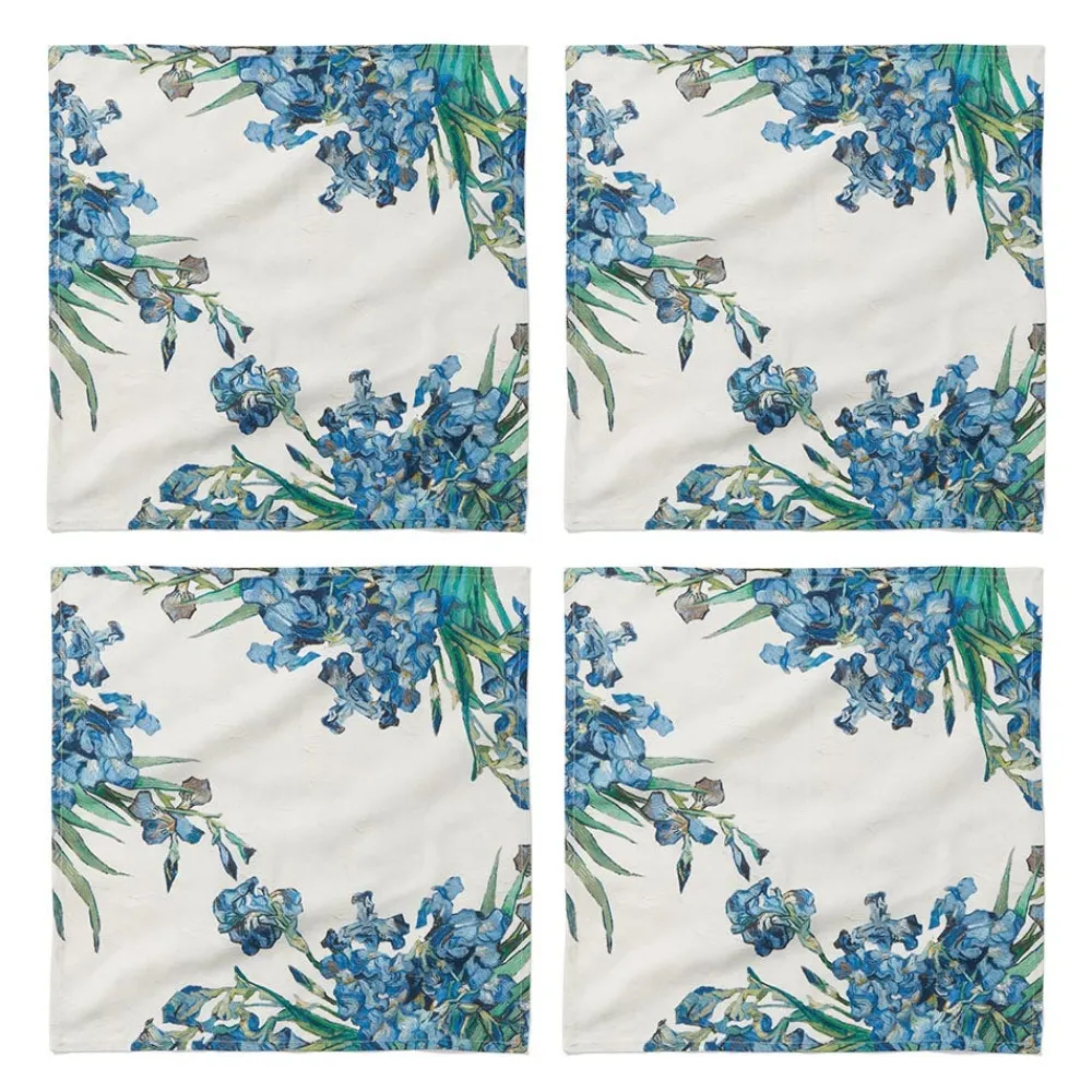 Hot The Met Store Van Gogh Irises Napkin Set