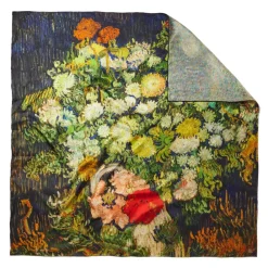 Hot The Met Store Van Gogh Stylized Nature Double-Sided Square Silk Scarf