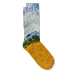 Discount The Met Store Van Gogh Wheat Field with Cypresses Men's Socks