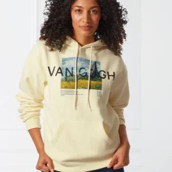 Hot The Met Store Van Gogh Wheat Field with Cypresses Hoodie