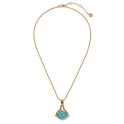 Hot The Met Store Wedjat Eye Scarab Spinning Pendant Necklace