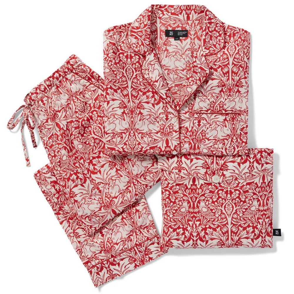 Clearance The Met Store William Morris Brother Rabbit Women's Cotton Pajamas