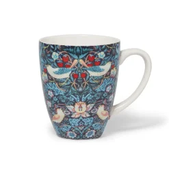 New The Met Store William Morris Strawberry Thief Covered Mug with Tea Infuser