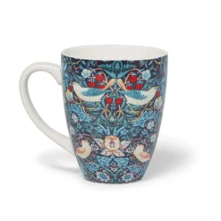 New The Met Store William Morris Strawberry Thief Covered Mug with Tea Infuser