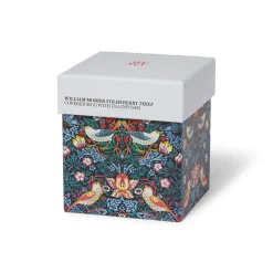 New The Met Store William Morris Strawberry Thief Covered Mug with Tea Infuser